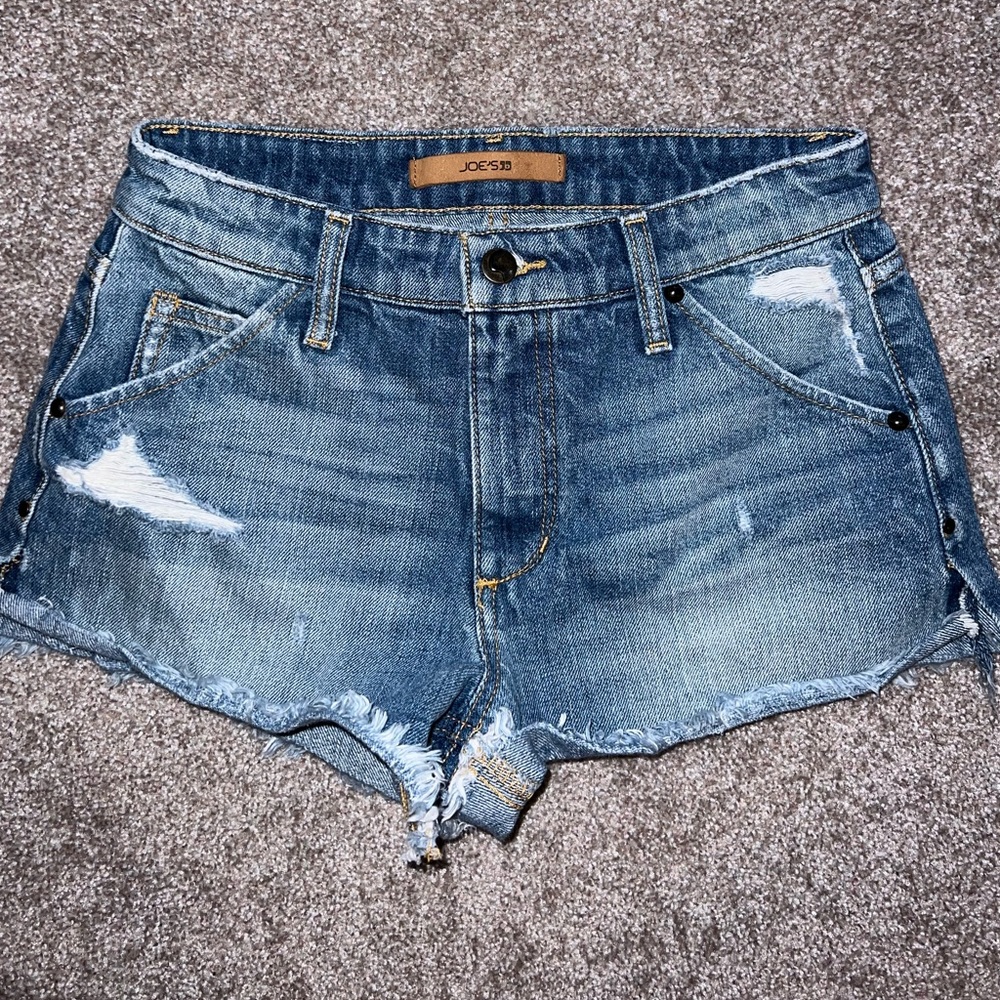 Joe’s Jeans Collectors Edition The Wasteland High Rise Denim Jean Shorts size 24